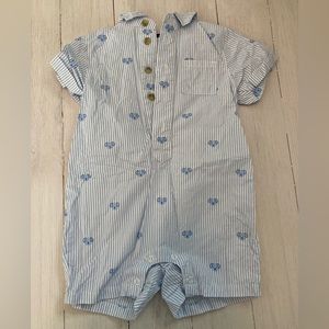 Janie and Jack Button down Shortall